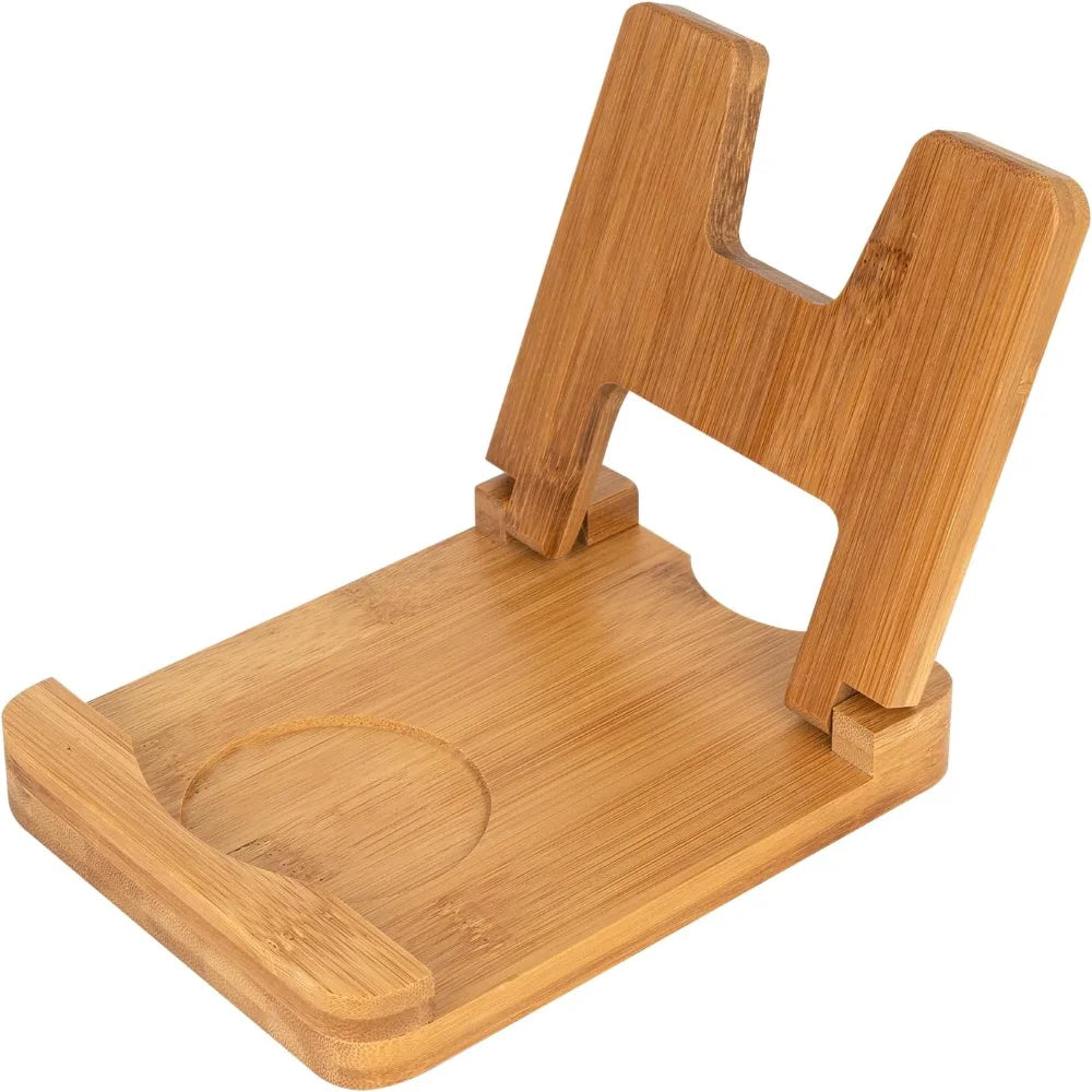 Wood Utensil Rest with Drip Pad, Spoon Holder, and Stove Spoon Rest for Kitchen Counter, Turner, Brush, Spatula& More - Cooky Kitchenware