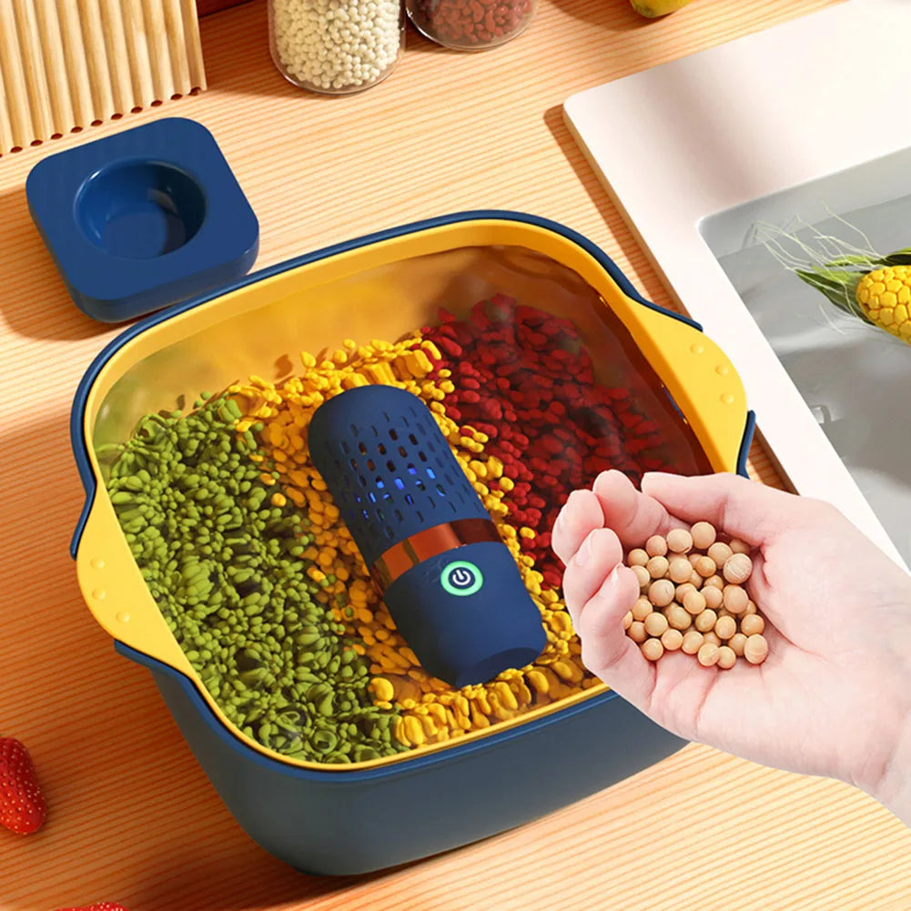Fruit and Vegetable Cleaning Machine Food Purifier 3000mAh Fruit Cleaning Device Waterproof for Fruits Veggies for Meat Seafood - Cooky Kitchenware