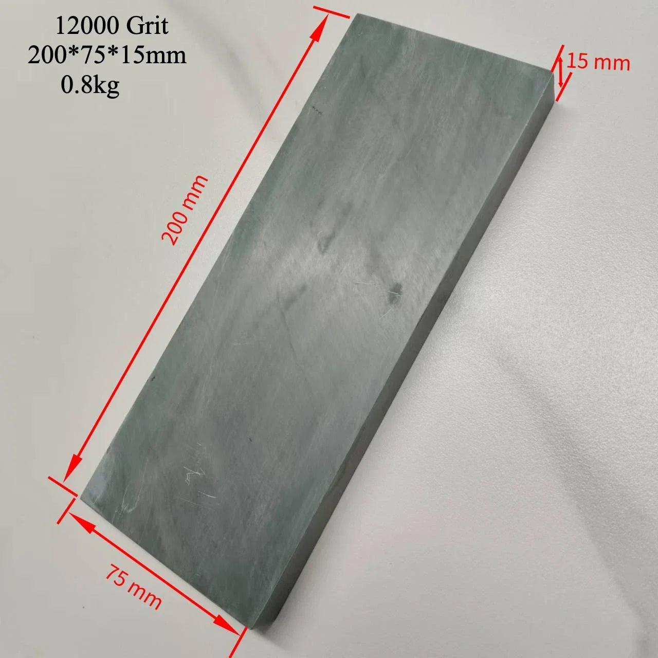 ADAEE 8 inch Natural Whetstone Knife Sharpening Stone Razor Sharpener 200mm*75mm*29mm