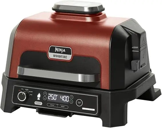 Woodfire ProXL Outdoor Grill and Smoker 4-in-1 Master BBQ Grill with Thermometer Portable Electric Air Fryer Bake - Cooky Kitchenware