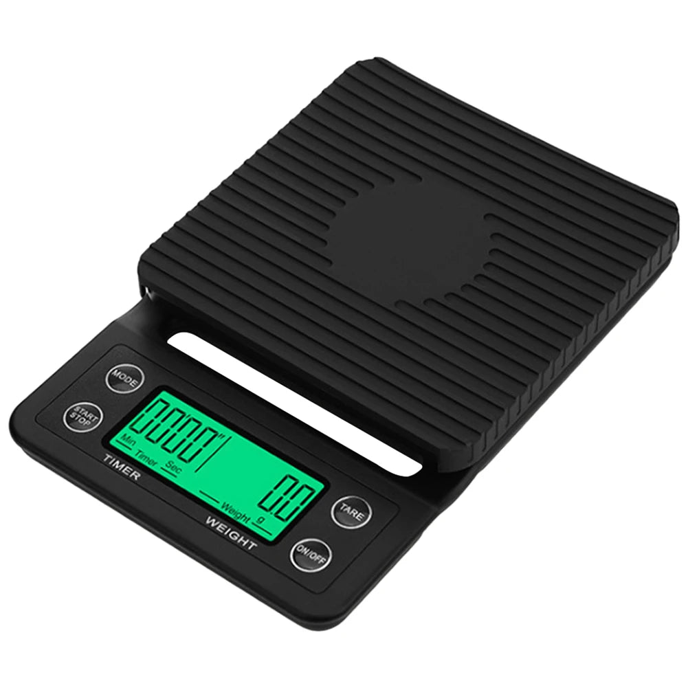 5 3kg LCD Kitchen Coffee Scale with Digital Timer High Precision Measuring Tool - Cooky Kitchenware