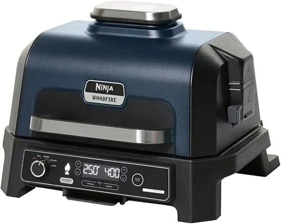 Woodfire ProXL Outdoor Grill and Smoker 4-in-1 Master BBQ Grill with Thermometer Portable Electric Air Fryer Bake - Cooky Kitchenware