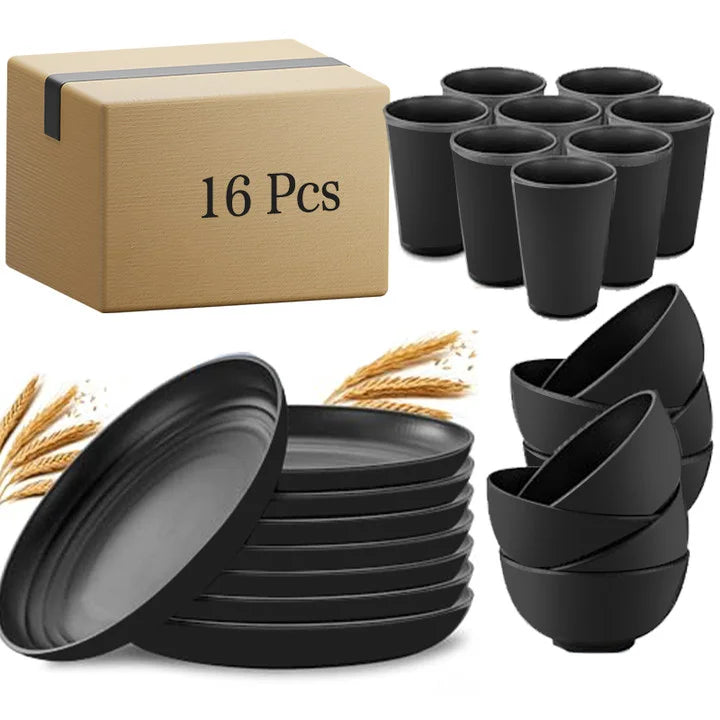 Salad Mixing Bowl Set 16 Piece or 32 Piece Food Grade Bowls