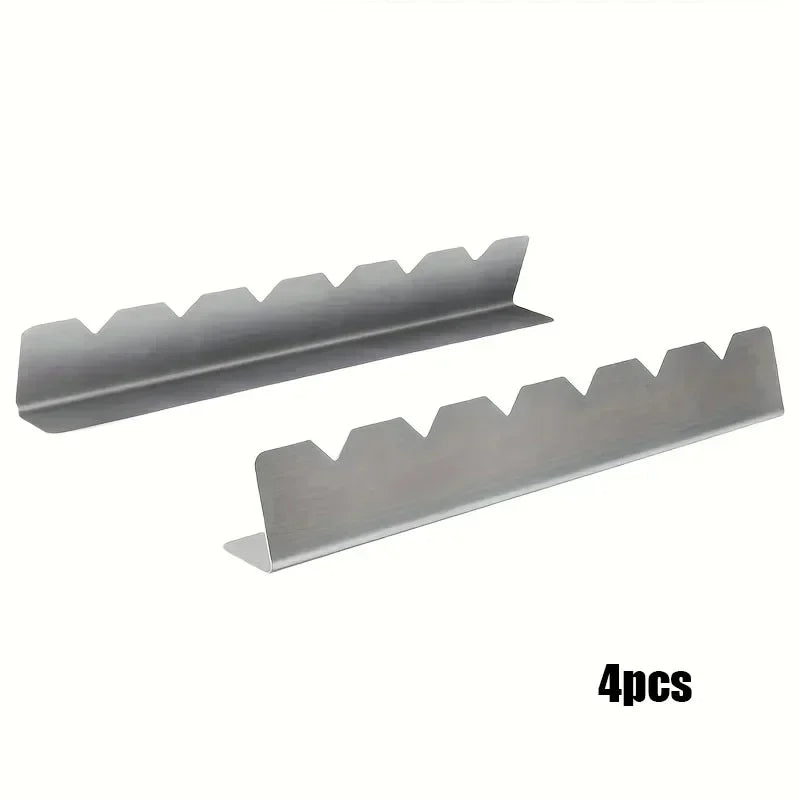 2 Pack Kebab Rack And Skewer Holders Stainless Steel