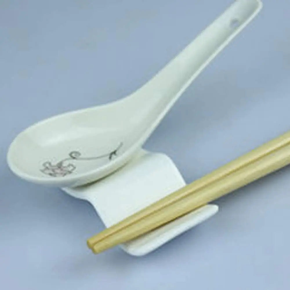 Ceramic Chopsticks Rest Rack Set of 6pcs,Chinese Style Dinner Spoon Stand Knife Fork Holder Porcelain Chopsticks Stand - Cooky Kitchenware