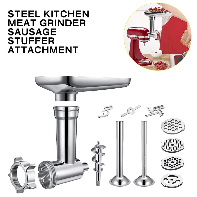 Kitchen Aid Meat Grinder Attachment Metal Meat Mincer for All Kitchenaid and cuisinart Stand Mixer - Cooky Kitchenware