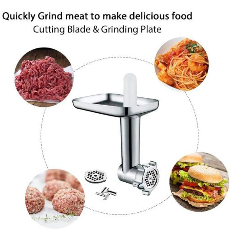 Kitchen Aid Meat Grinder Attachment Metal Meat Mincer for All Kitchenaid and cuisinart Stand Mixer - Cooky Kitchenware