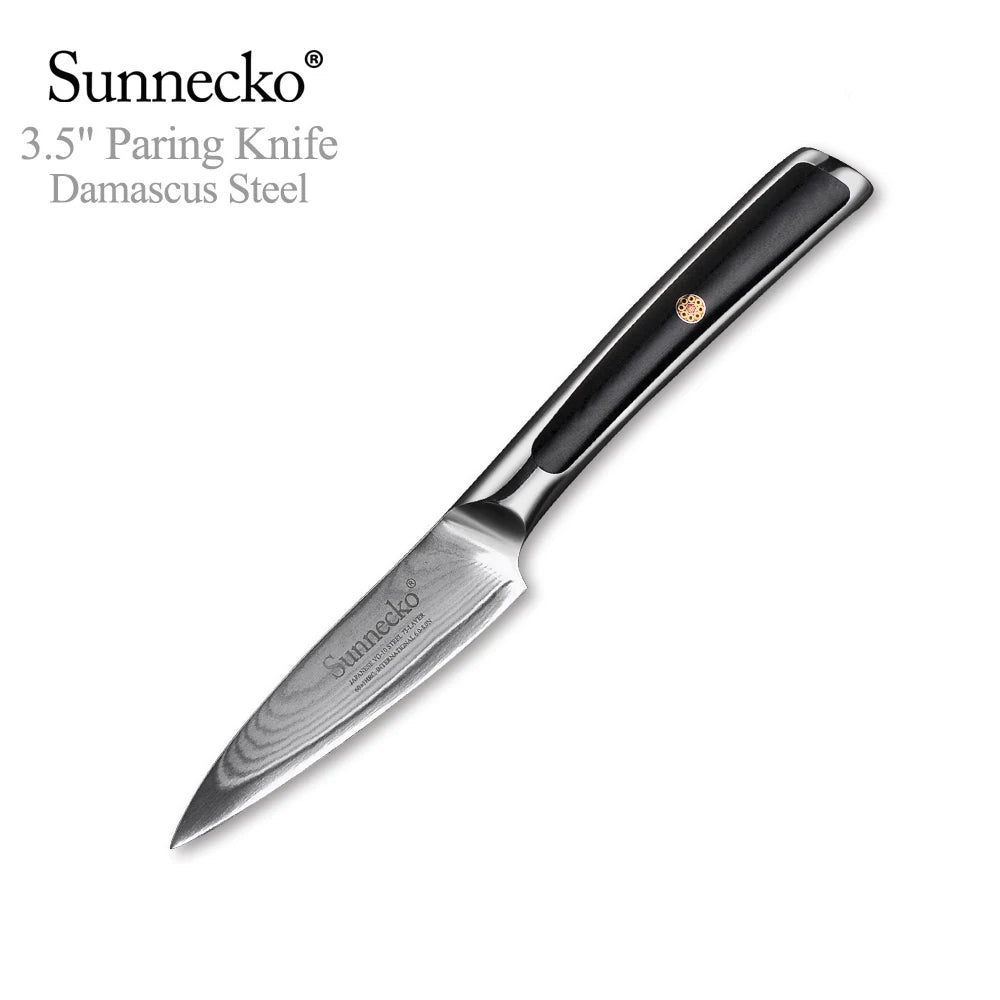 Sunnecko VG10 Damascus 73 Layer Chef Knife Set Japanese