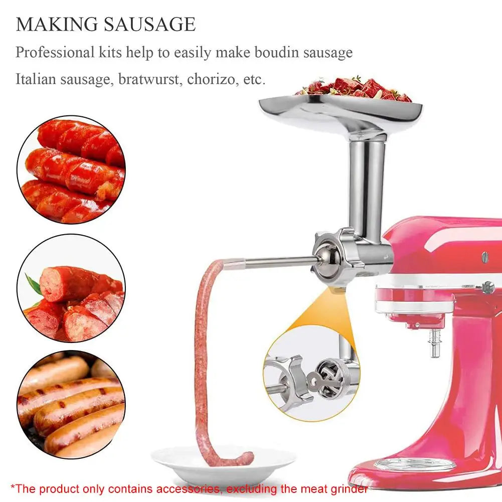 Meat Grinder Attachement Meat Mincer Sausage Stuffer Accessories For KitchenAid Stand Mixers - Cooky Kitchenware