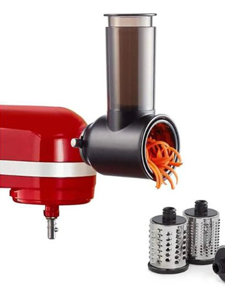 2024 new Slicer/Shredder Attachment for KitchenAid Stand Mixers as Vegetable Chopper Accessory-Salad Maker  Kitchen Meat Grinder - Cooky Kitchenware