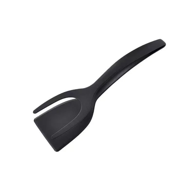 2-in-1 Silicone Tongs & Spatula for Steak, Pancake, Egg, Kitchen Cooking Tools - Cooky Kitchenware