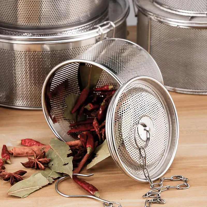 Seasoning Brine Basket Multipurpose Seasoning Mesh Basket Stainless Steel Brine Basket Strainer Basket Seasoning Strainer Brine