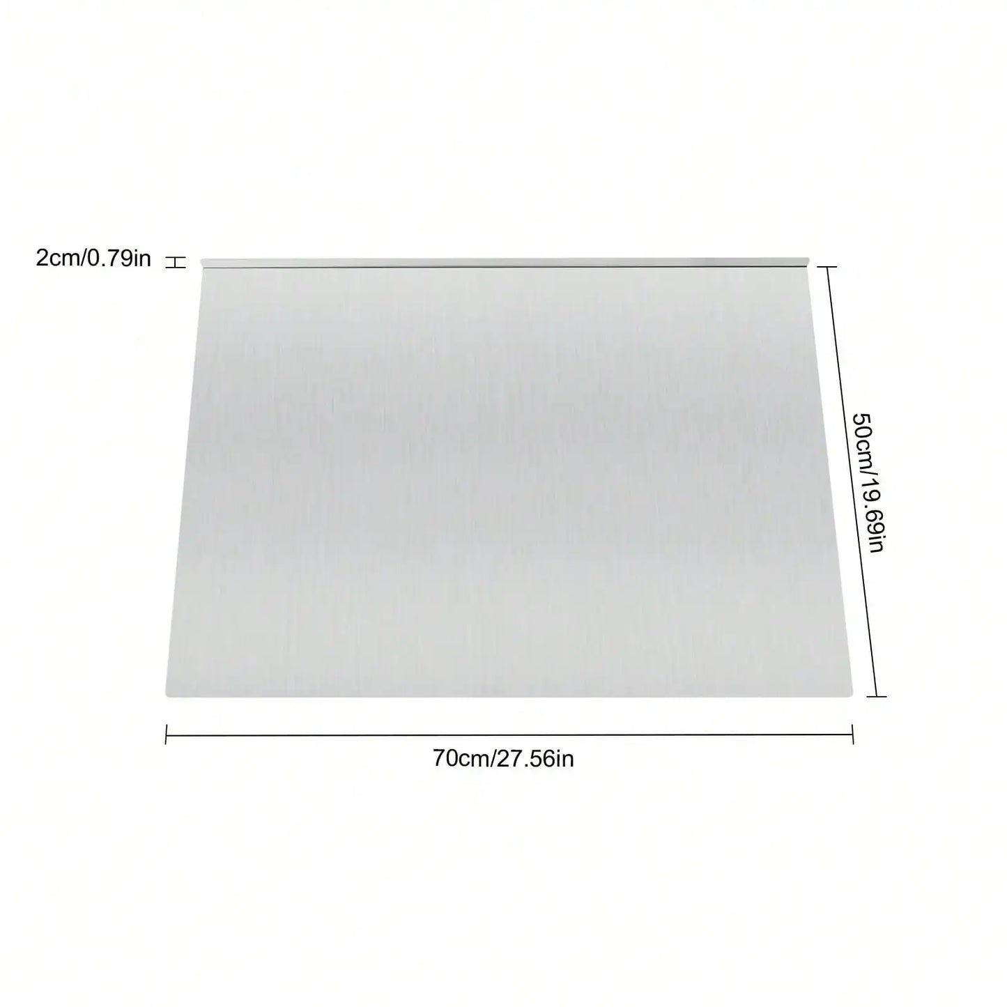 Extra Large Stainless Steel Chopping Boards Cooking Board, Heavy Chopping Board For Kitchen, Pastry Tips For Meat, Vegetables - Cooky Kitchenware