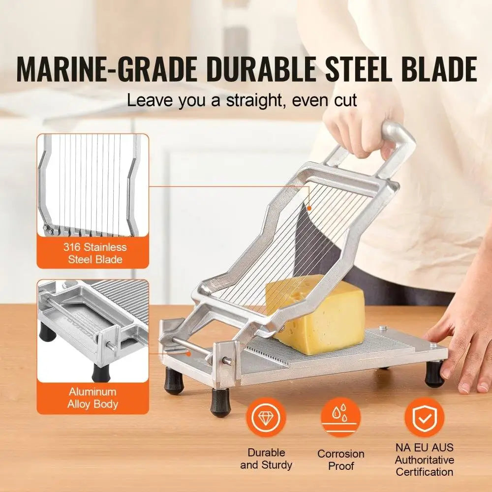 Wire Cheese Cutter Butter Slicer 0.39 0.78 inch - Cooky Kitchenware