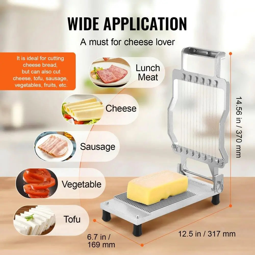 Wire Cheese Cutter Butter Slicer 0.39 0.78 inch - Cooky Kitchenware