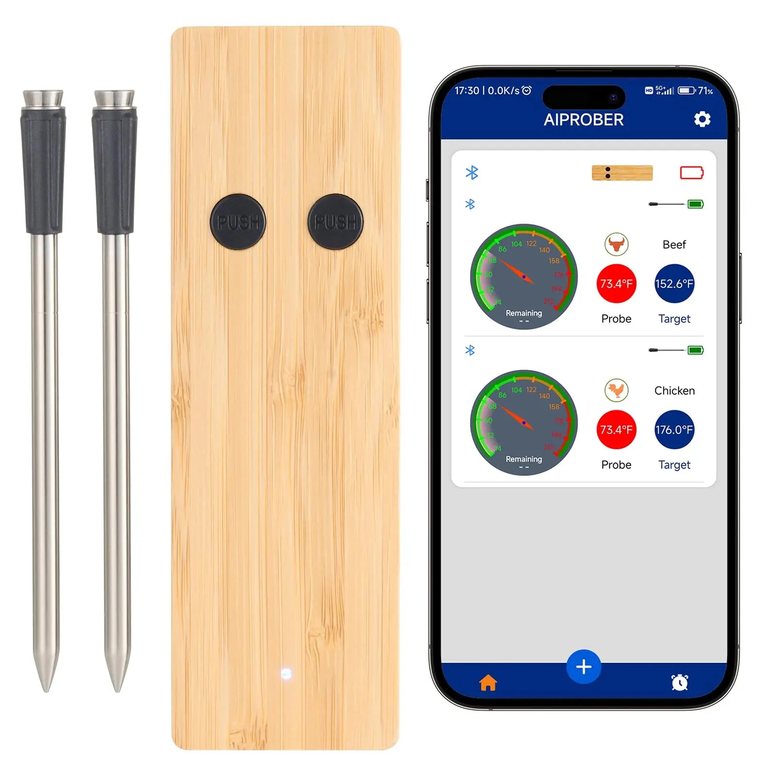 Newest Meat Food Wireless Thermometer Kitchen Cooking Tool Oven Grill BBQ Steak Bluetooth Temperature  Accessories Meter Barbecu - Cooky Kitchenware