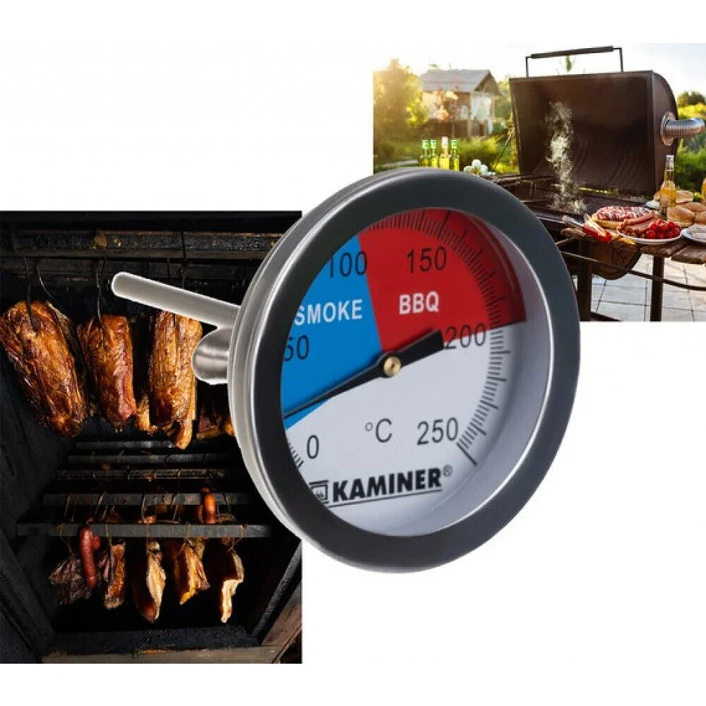 Stainless Steel BBQ Grill Thermometer Gauge Sensor Cooking Tools Meat Kitchen Food Temperature Meter For Outdoor Camping - Cooky Kitchenware