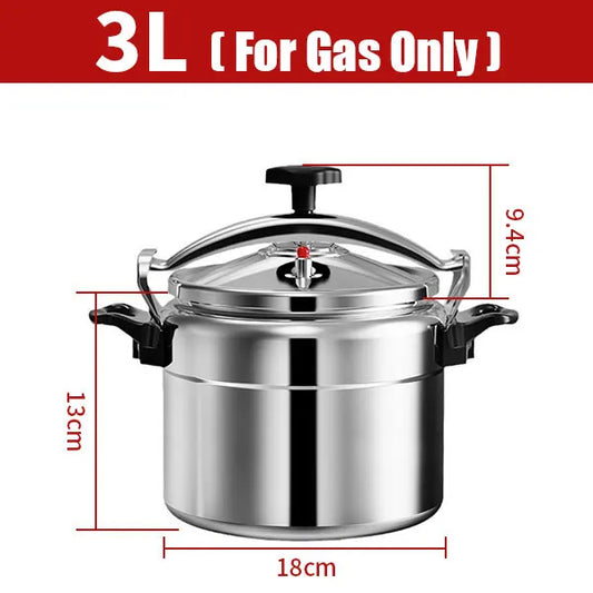 3L/5L/7L Professional Pressure Cooker Heavy-Duty Aluminum Explosion-Proof Cooking Pots for Gas Cooker Pot - Cooky Kitchenware