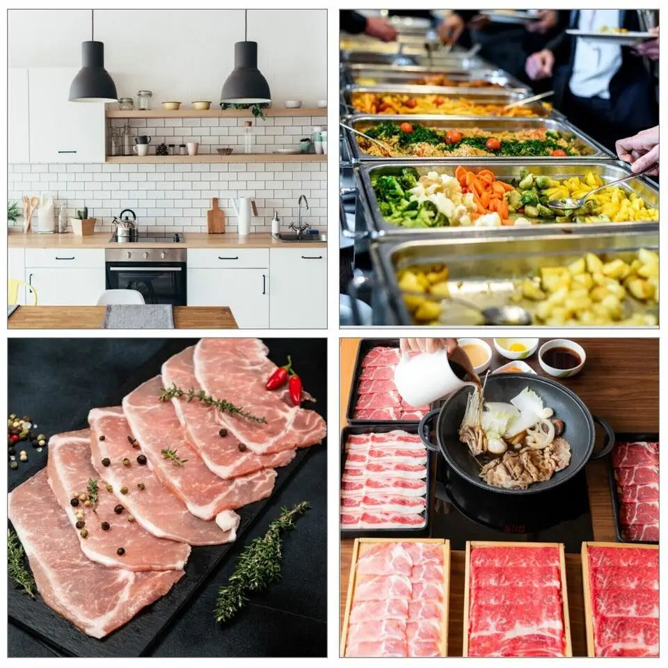 Commercial 850W Stainless Steel Meat Slicer And Grinder