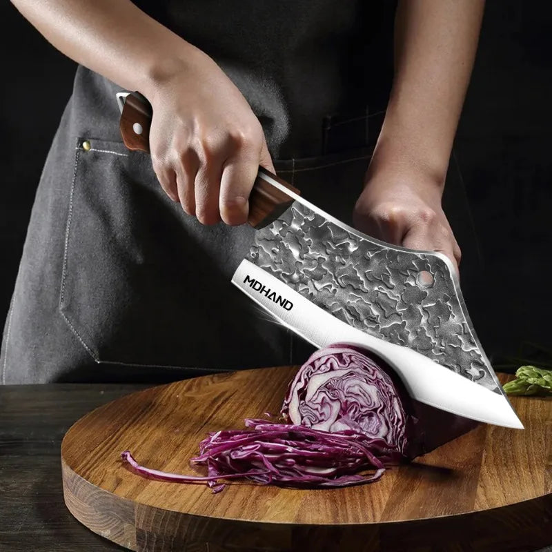 MDHAND 14PCS Japanese Chef Knife Set High Carbon Steel Sharp Blade for Meat Slicing Peeling Chopping Cooking Kitchen Knives Set