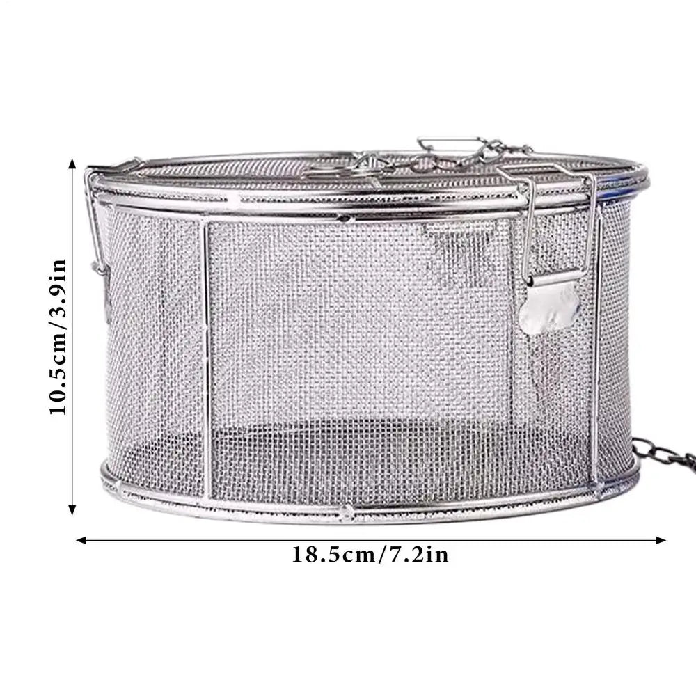 Seasoning Brine Basket Multipurpose Seasoning Mesh Basket Stainless Steel Brine Basket Strainer Basket Seasoning Strainer Brine