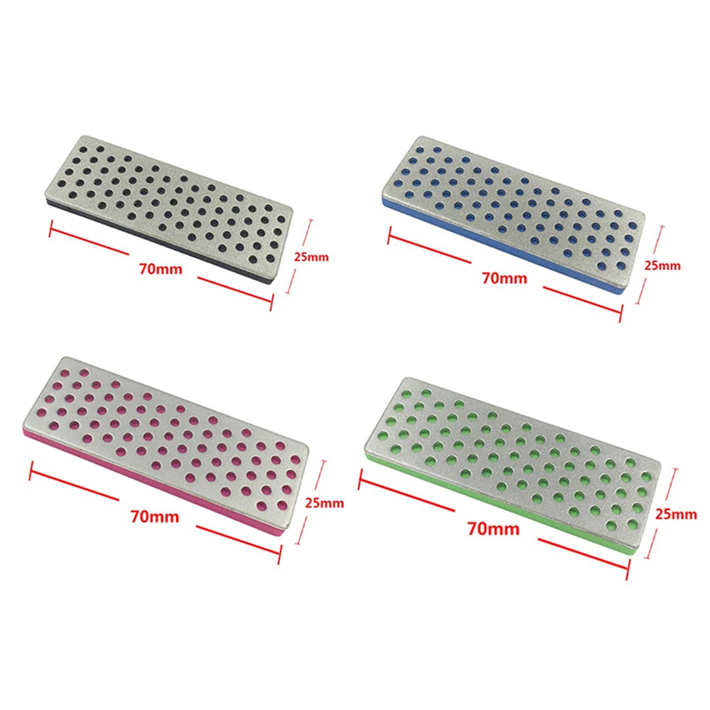 Diamond Sharpening Stone4 Pcs Grit 240/360/500/1000 Ski Whetstone Kni-fe Sharpener Stone For Kitchen K-nife Sharpener