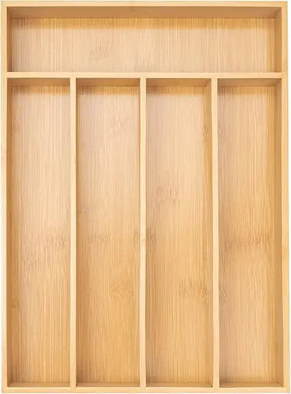 Silverware Organizer Kitchen Drawer Organizer Utensil Organizer Bamboo Silverware Holder Cutlery Organizer in Drawer Flatware Or - Cooky Kitchenware