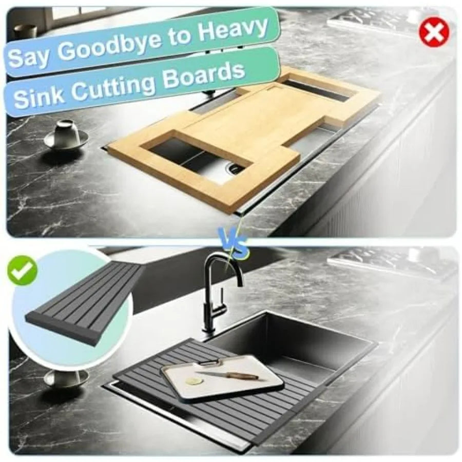 Mamakura Roll Up Dish Drying Rack Over The Sink Hangable Dish Drying Rack Foldable Sink Rack Stainless Steel Sturdy AntiSlip Mu