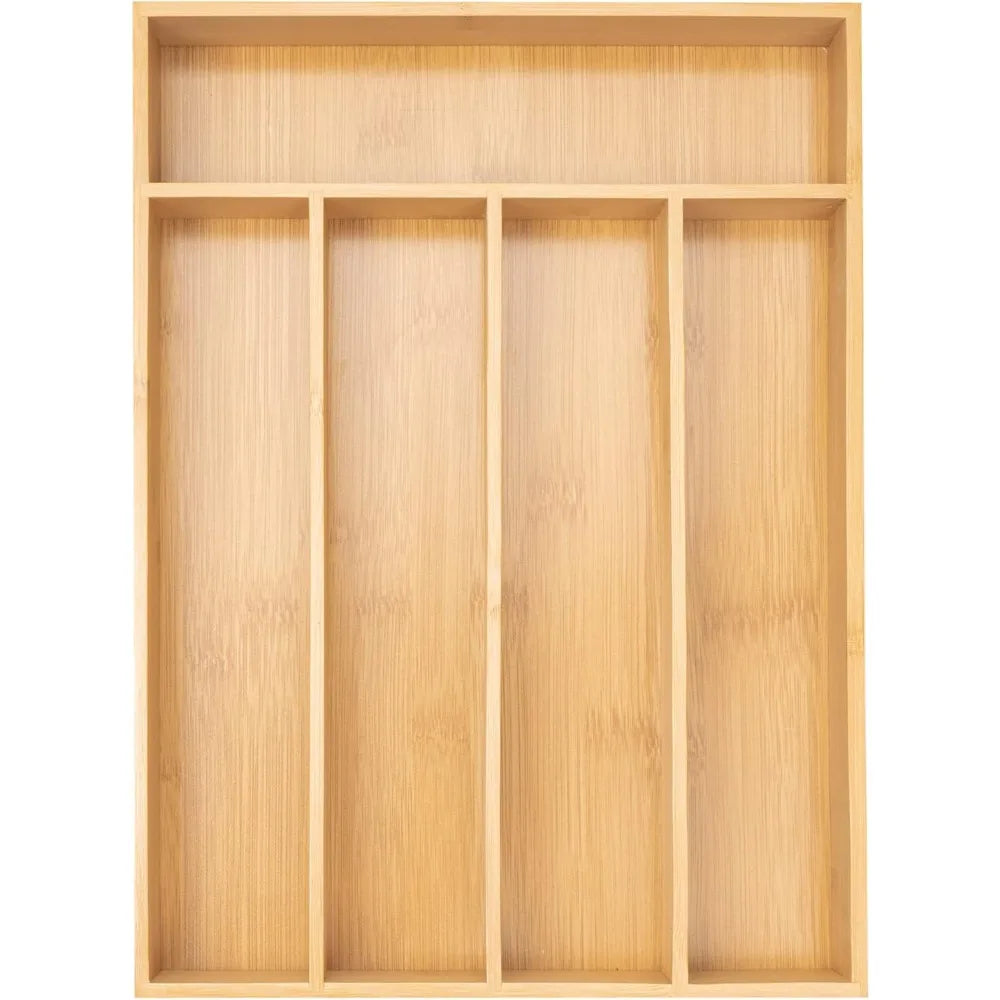Silverware Organizer Kitchen Drawer Organizer Utensil Organizer Bamboo Silverware Holder Cutlery Organizer in Drawer Flatware Or - Cooky Kitchenware