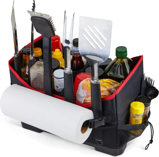 Large Griddle/Grill Caddy - Grill Caddy for Outdoor Grill, Grill Blackstone Caddy Condiment Holder, Grilling Accessories - Cooky Kitchenware