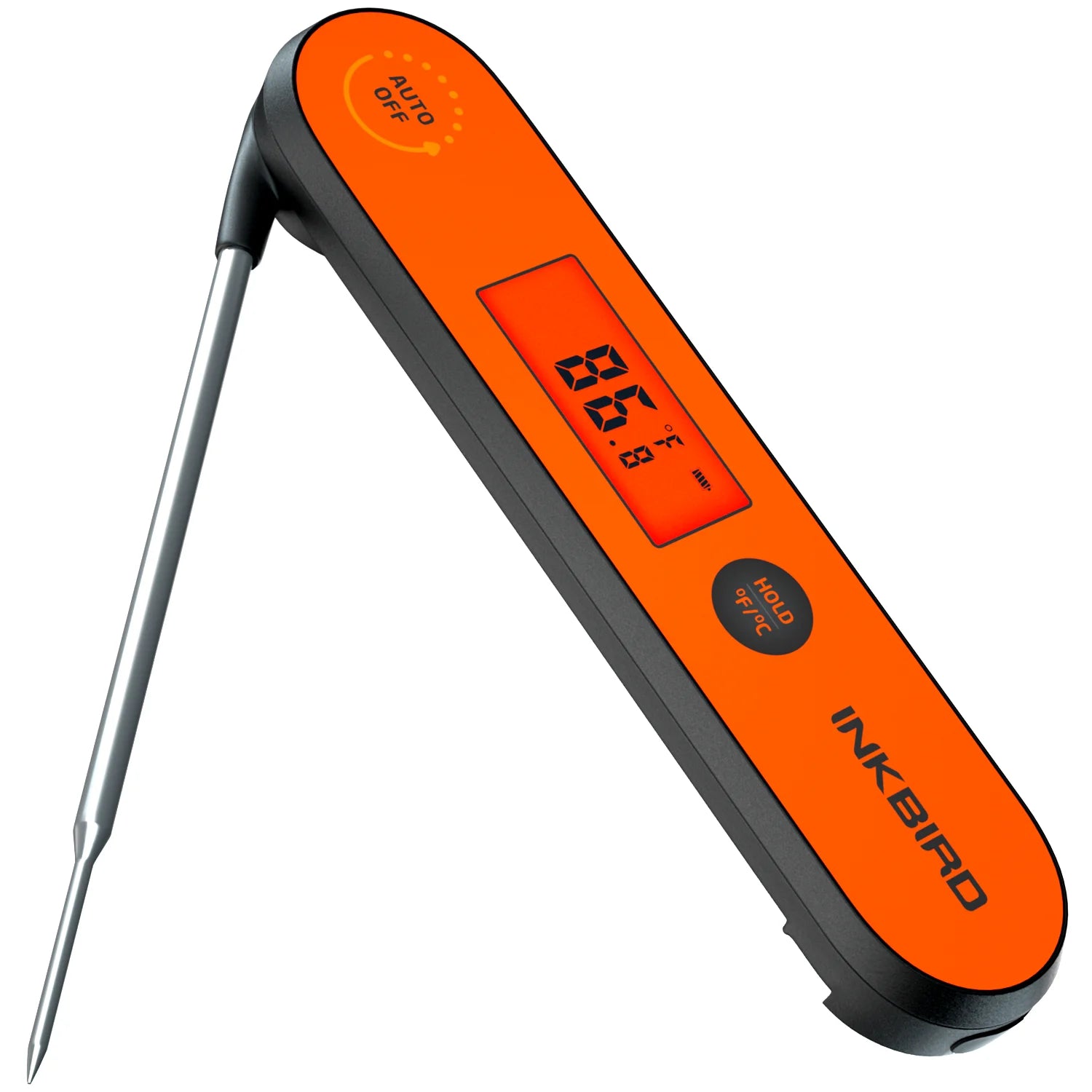 INKBIRD Waterproof Digital Meat Thermometer Backlight Folding Barbecue Kitchen Cooking Instant Readin Thermometer For Grilling - Cooky Kitchenware