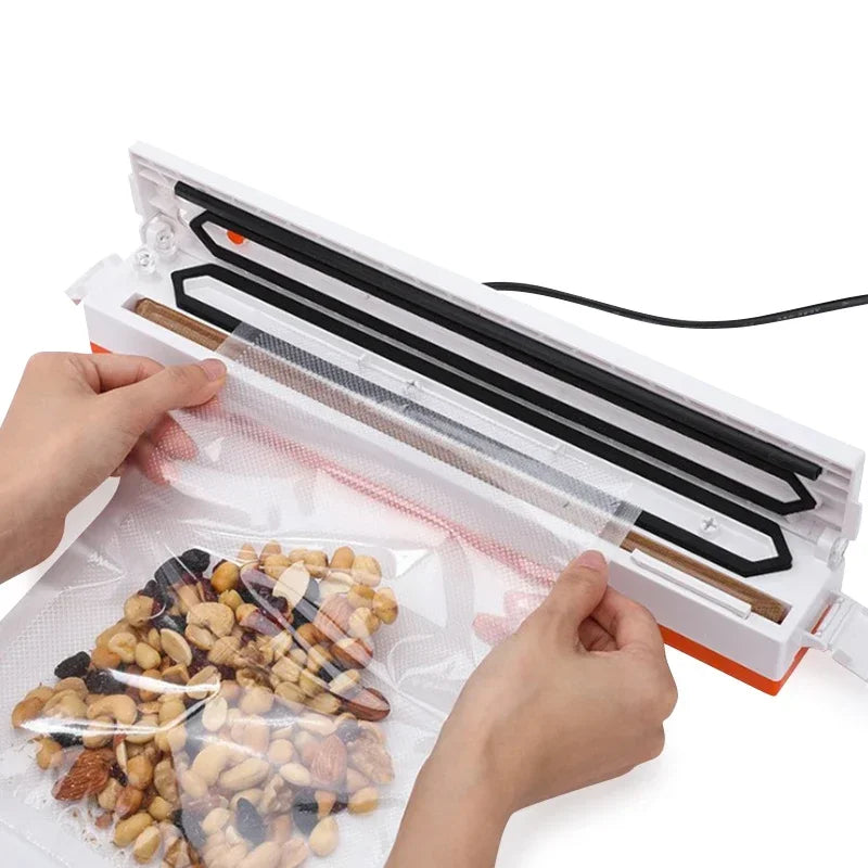 Electric Vacuum Sealer Degasser Set With 10 Vacuum Bags
