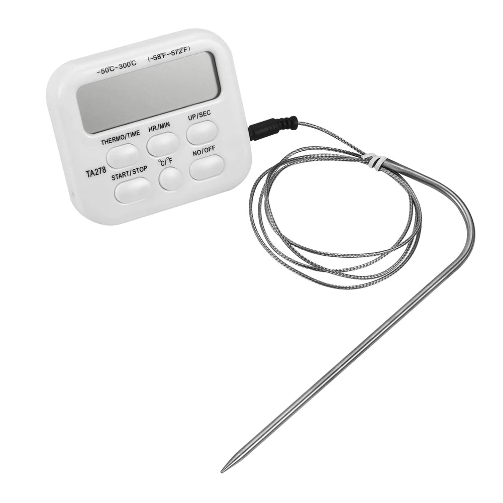 Digital Kitchen Meat Cooking Food Probe Oven Electronic BBQ Thermometer - Cooky Kitchenware