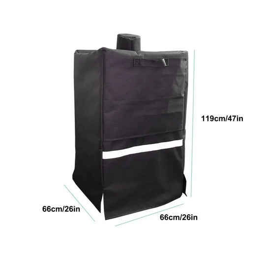 Waterproof Smoker Cover Reflective Waterproof Vertical Smoker Cover Portable BBQ Supplies Windproof Protection Tool For Cooking - Cooky Kitchenware