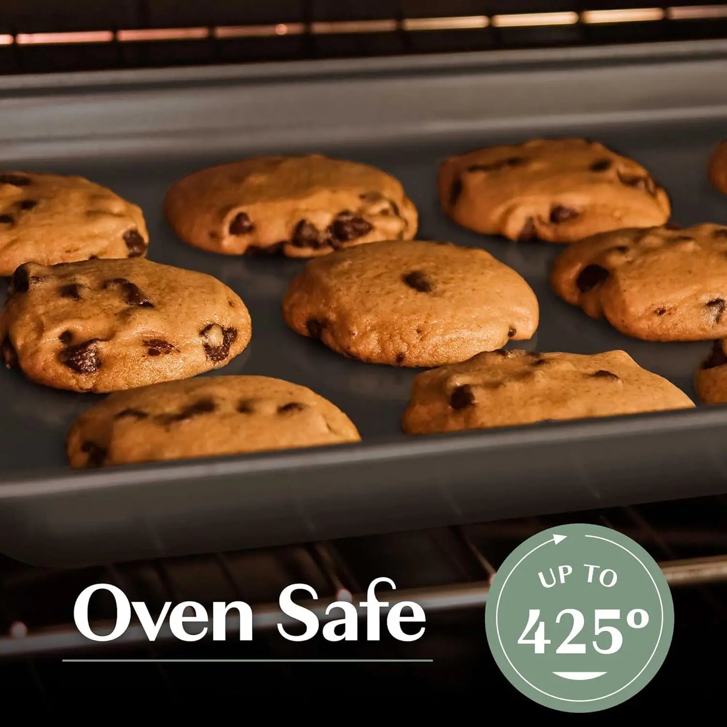 All In One Nonstick Bakeware Set Stackable and Space Saving Design Includes Round and Square Pans Muffin Pans and Cookie Sheet - Cooky Kitchenware