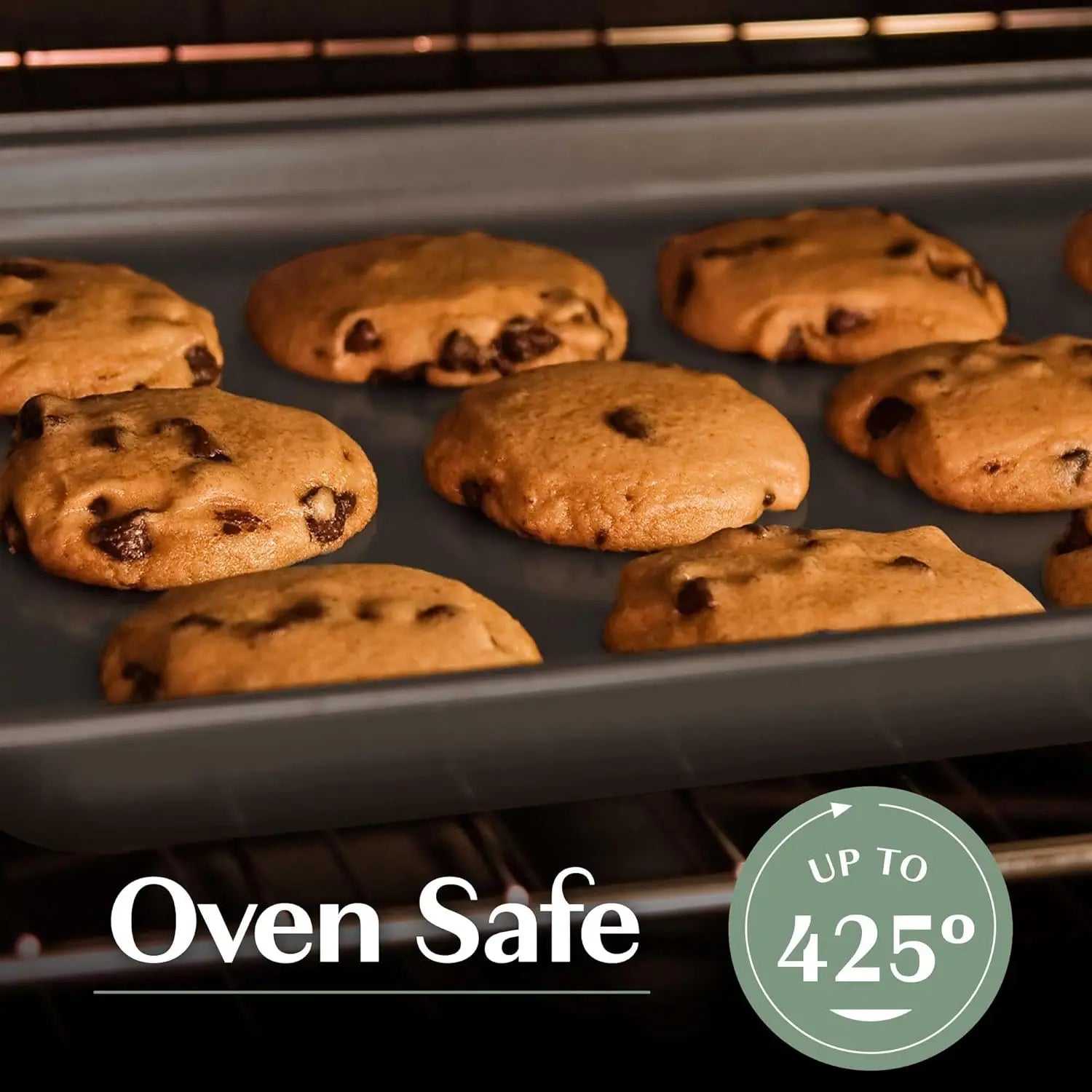 All In One Nonstick Bakeware Set Stackable and Space Saving Design Includes Round and Square Pans Muffin Pans and Cookie Sheet - Cooky Kitchenware