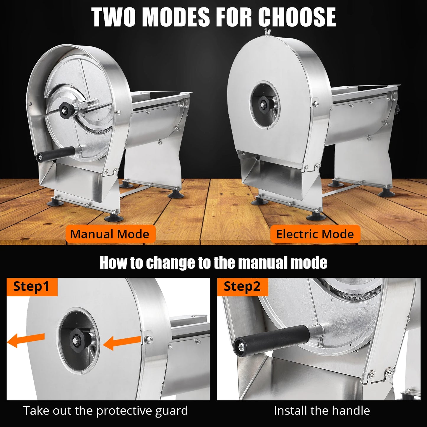 Electric Vegetable and Fruit Slicer Stainless Steel 0.2-10mm