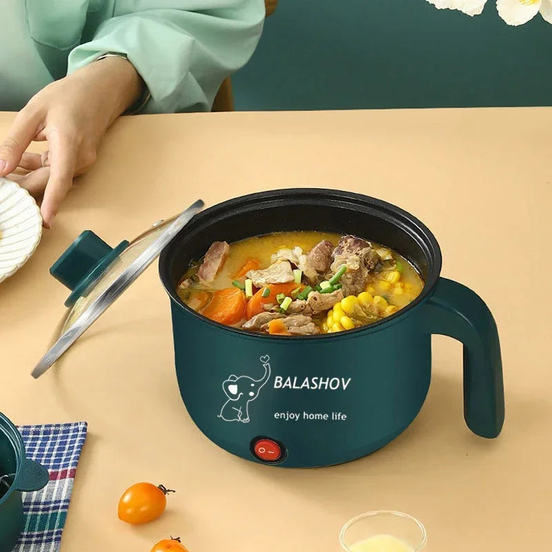Mini Electric Cooker Non-stick Cooking 1-2 People Double Hot Pot steamer Hot Pot Multifunction Electric Cooker for Home 110V US