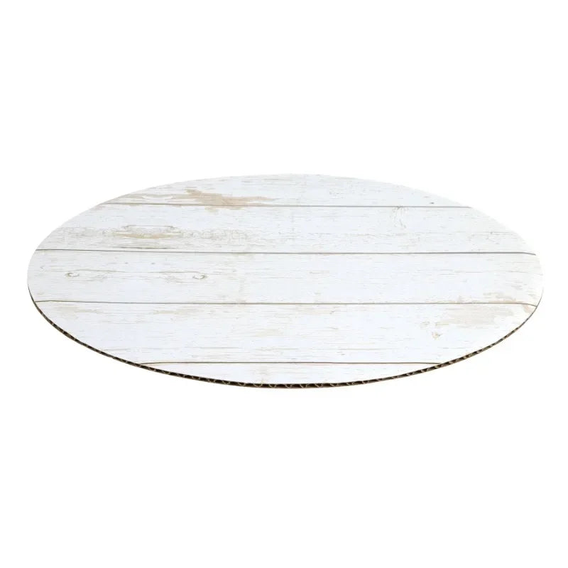 A 10-inch White Wood-grain Cake Board Designed By Celebrate It® (total 36) - Cooky Kitchenware