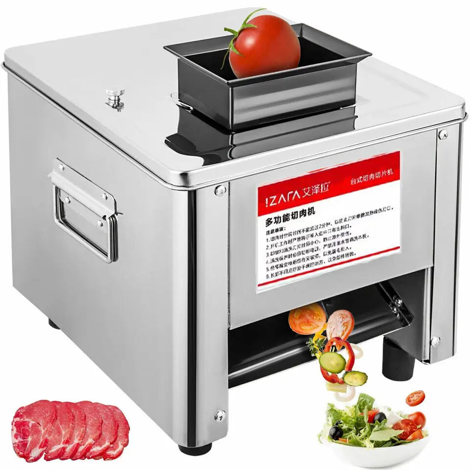 Commercial 850W Stainless Steel Meat Slicer And Grinder