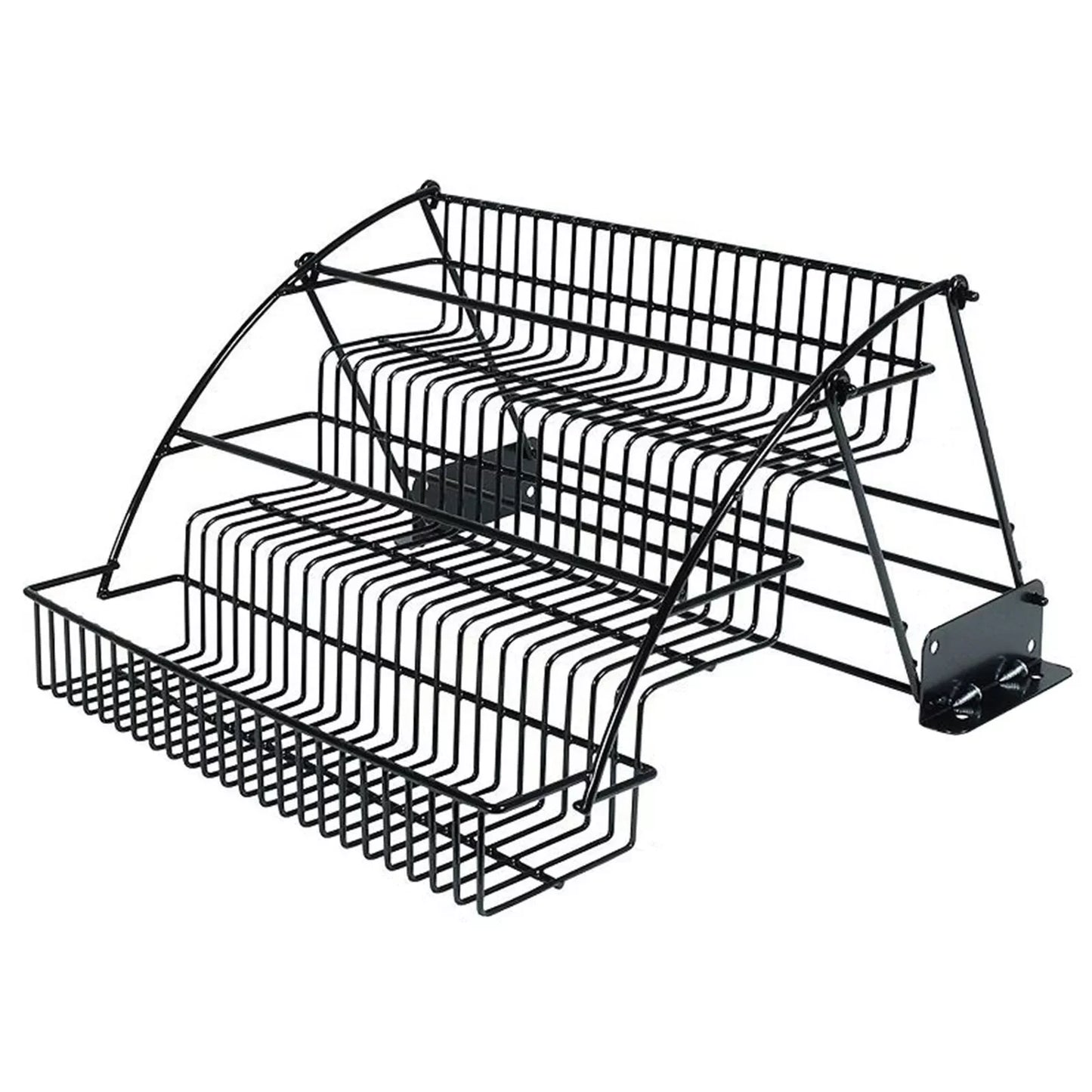 Metal Storage Shelf For Kitchen 3 Tier Pull down Cabinet Spice Rack Organizer US - Cooky Kitchenware
