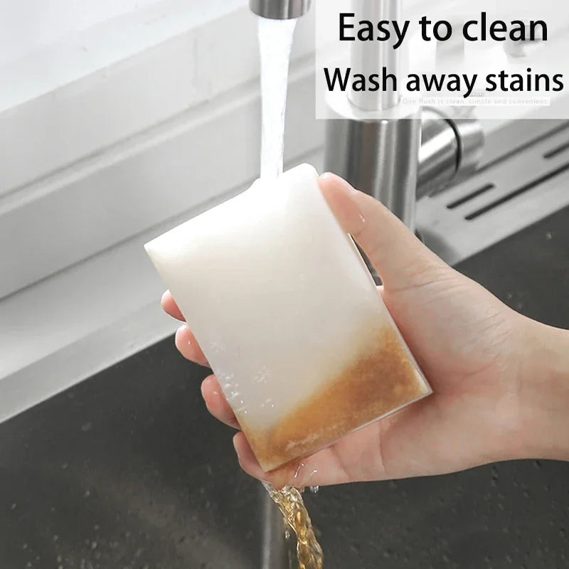 30/50/100 Pcs Melamine Sponge Magic Sponge Household Sponge Eraser Cleaning Tools for Office Kitchen Bath Cleaning Sponges Brush - Cooky Kitchenware