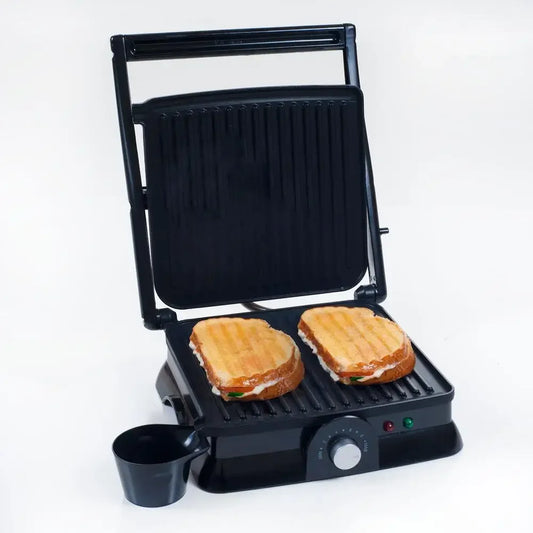 Electric Panini Press Grill Sandwich Maker with Nonstick Plates Large Cooking Surface and 1400W Fast Prep - Cooky Kitchenware