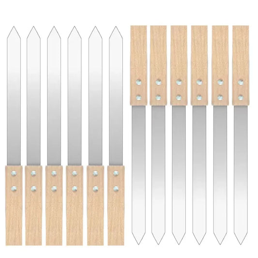 Kebab Mould Tools 8/9inch Flat Stainless Steel BBQ Barbecue Kebob Skewer Row Kebab Maker for Brazilian Koobideh Persian - Cooky Kitchenware