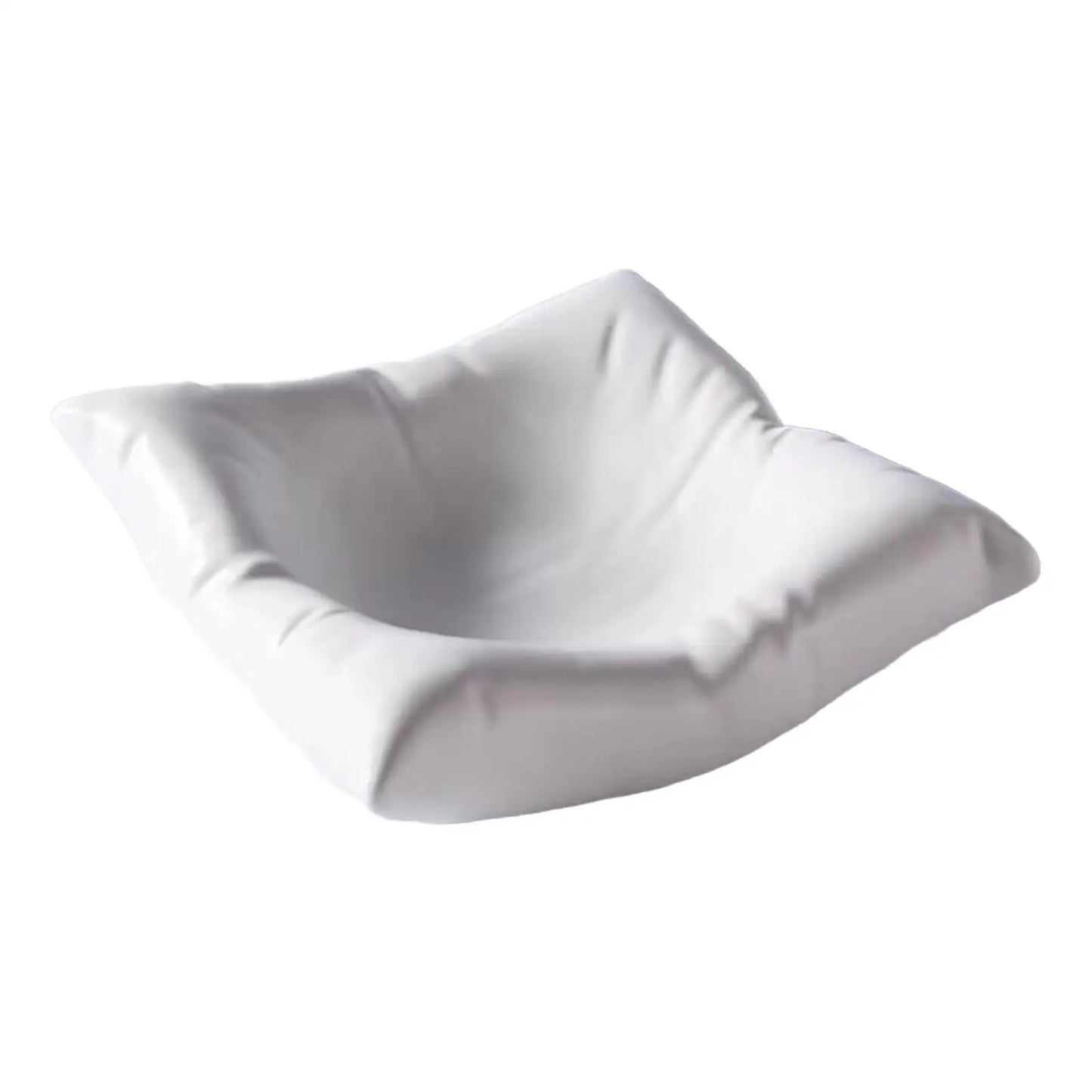 Ceramic Dinner Plate Dinnerware 8in Elegant Sauce Tray Appetizer Dish Western Food Plate Irregular for Desktop Parties Salad