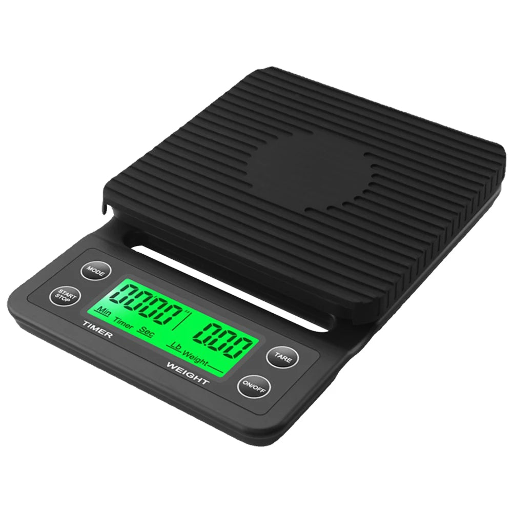 5 3kg LCD Kitchen Coffee Scale with Digital Timer High Precision Measuring Tool - Cooky Kitchenware