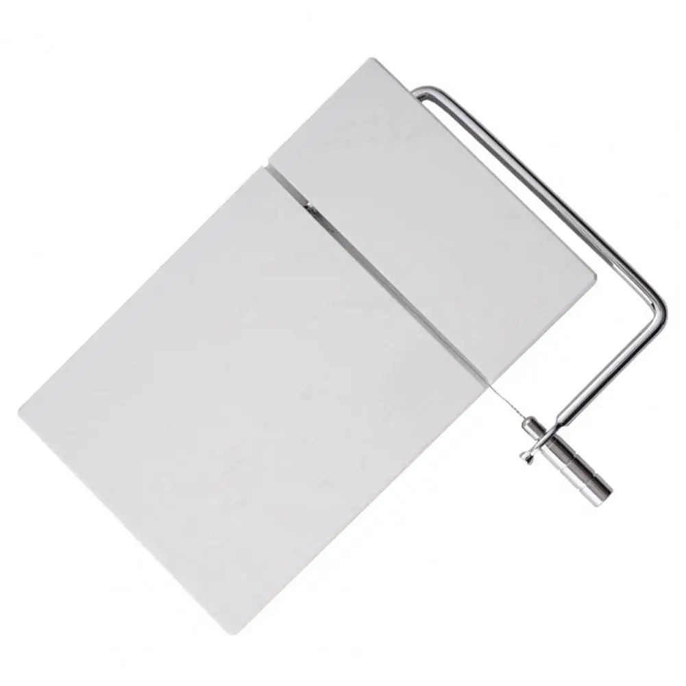 Cheese Slicer Stainless Steel Wire Cutter For Block Cheeses Marble Board Parmesan Butter Cutting Tool Non-Slip Kitchen Gadget - Cooky Kitchenware