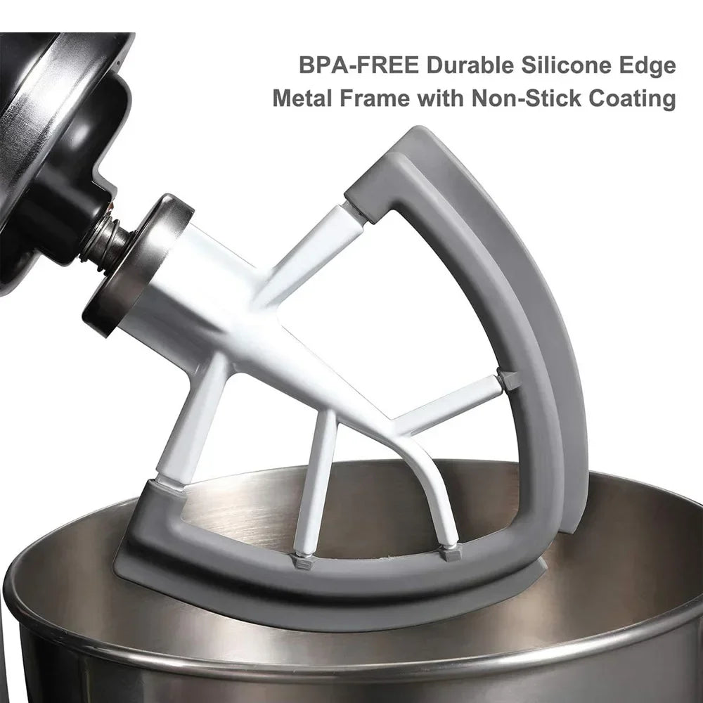 Flex Edge Beater for KitchenAid Mixer 4.5-5 QT Tilt-Head Stand Mixer Attachments, Silicone Mixer Paddle Accessories Blender Part - Cooky Kitchenware
