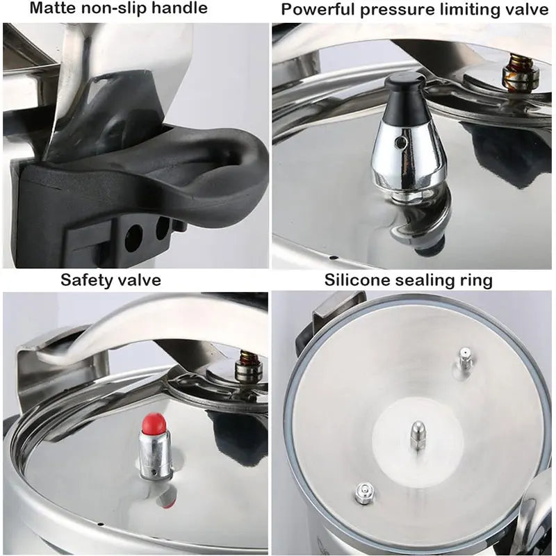 3L/5L/7L Professional Pressure Cooker Heavy-Duty Aluminum Explosion-Proof Cooking Pots for Gas Cooker Pot - Cooky Kitchenware