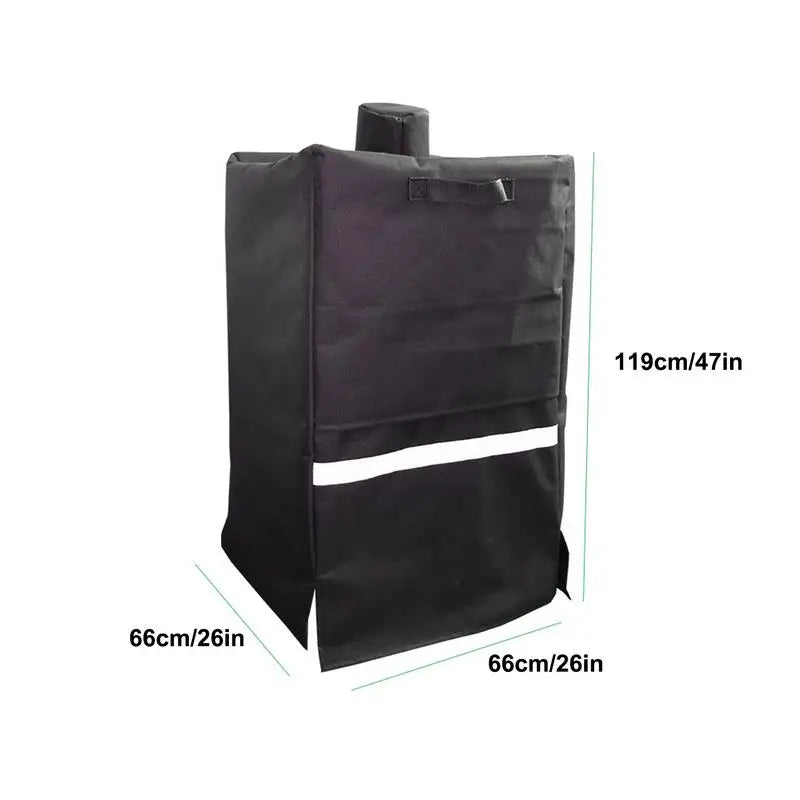 Waterproof Smoker Cover Reflective Waterproof Vertical Smoker Cover Portable BBQ Supplies Windproof Protection Tool For Cooking - Cooky Kitchenware